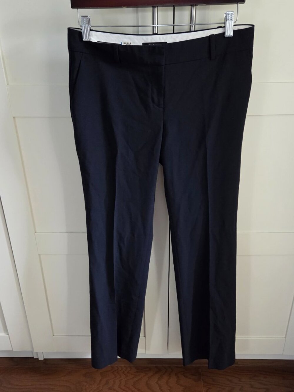 Ann Taylor Devin Fit Trousers Size 4 Navy